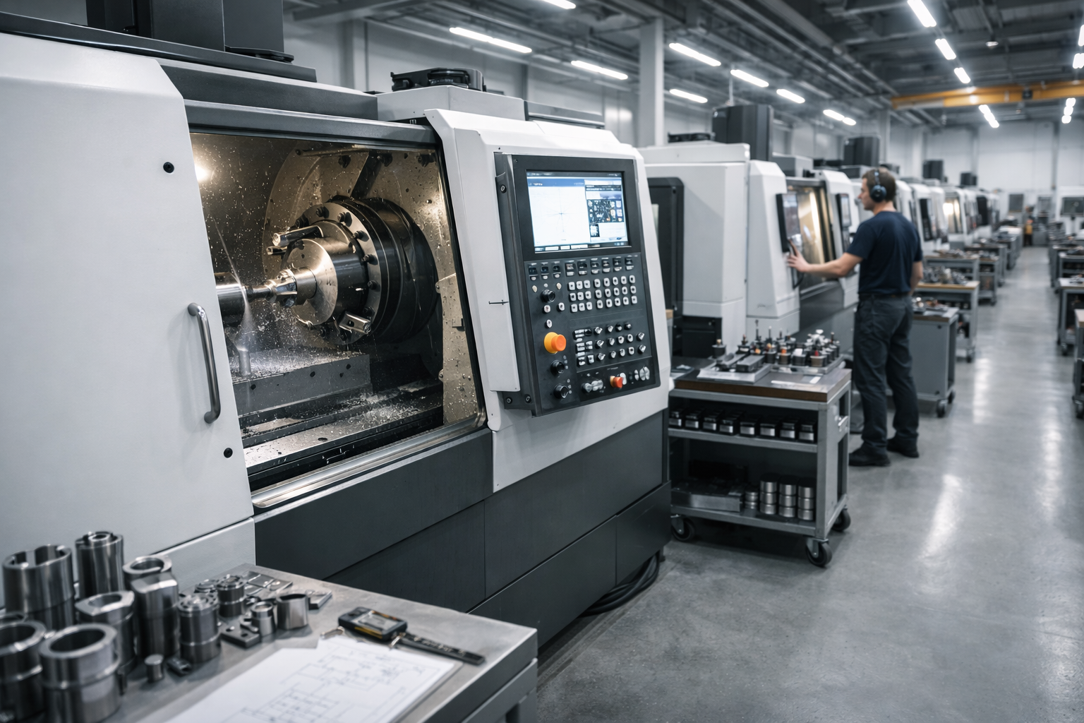 Kleinserienfertigung durch mechanische Bearbeitung